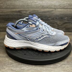 Saucony Womens Cohesion 13 S10559-3 Gray Blue Running Shoes Sneakers 'Size 7